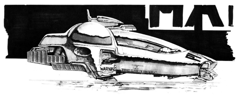 Illustration for article titled Blade Runner Sketchbook takes you back to the neo-noir future